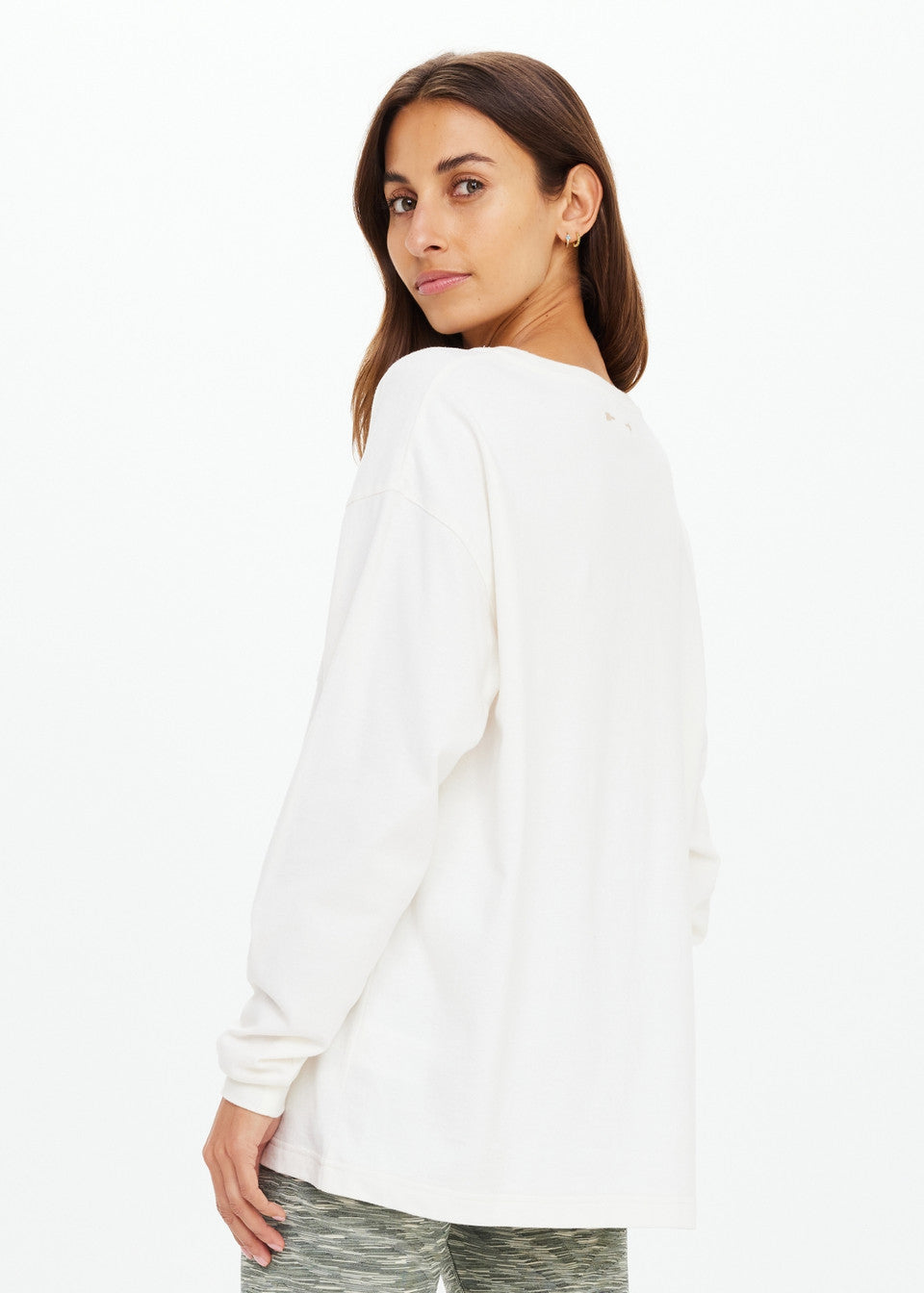 Soho Cara Long Sleeve Top - Creme