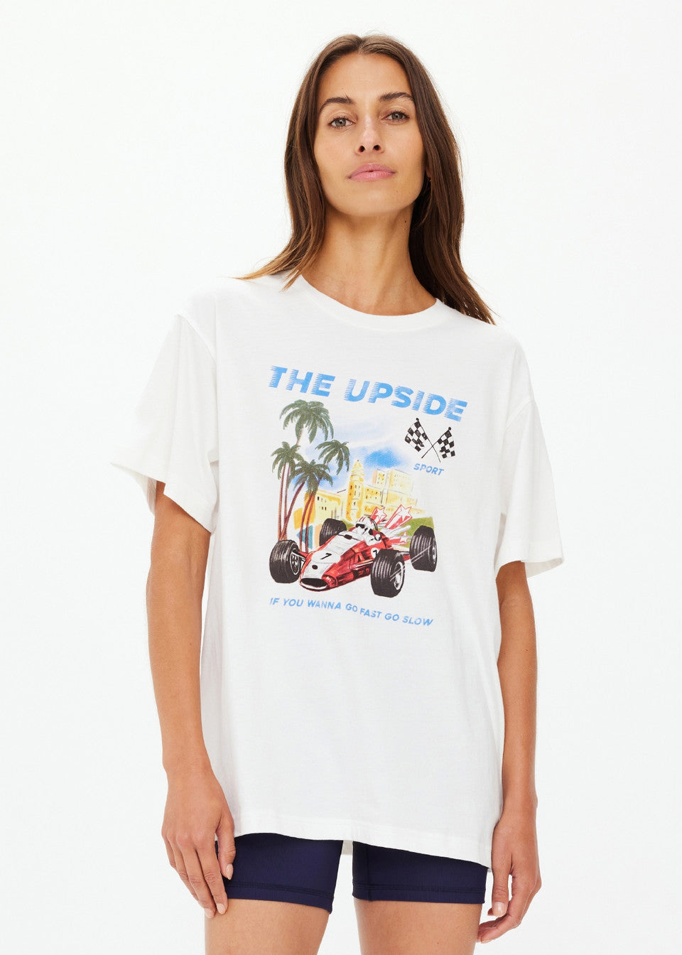 Raceway Sammi Tee - Creme