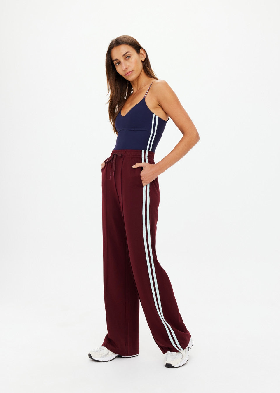 Vitesse Marnie Wide Leg Pant - Merlot