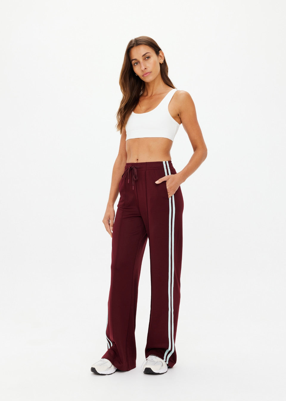 Vitesse Marnie Wide Leg Pant - Merlot
