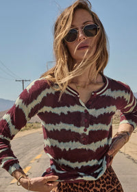 Rio Eli Long Sleeve Knit - Tie Dye