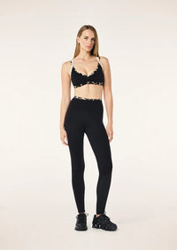 Vita Full Length Legging - Black/Leopard