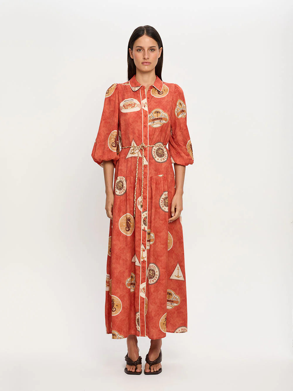 Vacanza Maxi Dress - Red