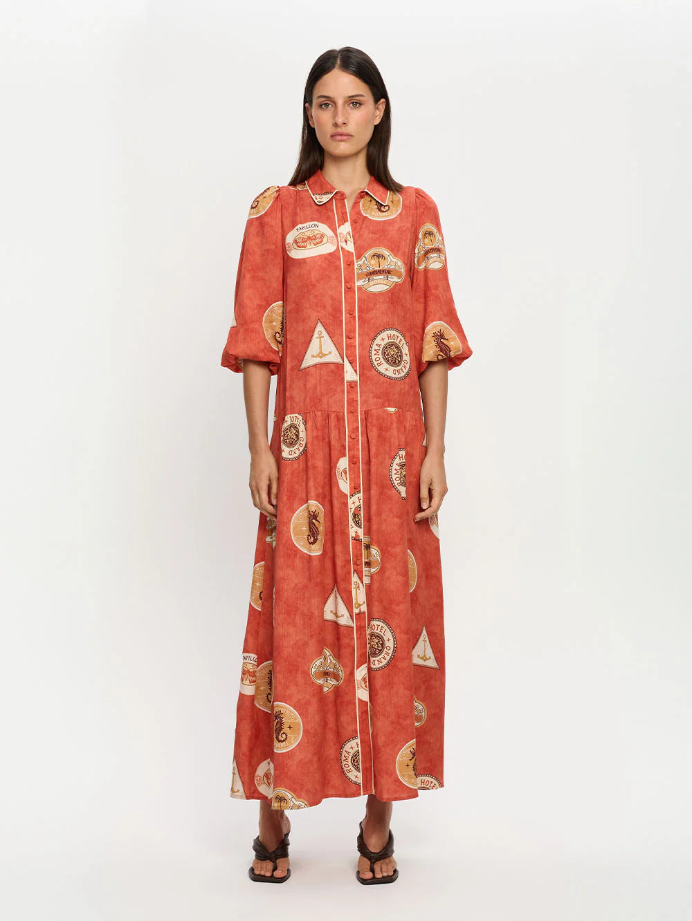 Vacanza Maxi Dress - Red