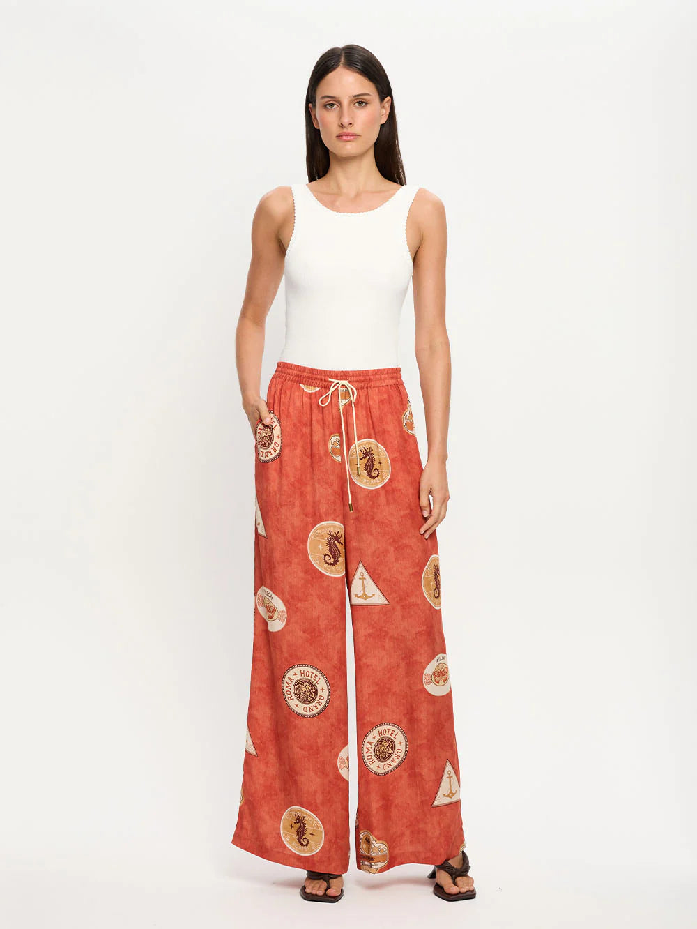 Vacanza Pant - Red