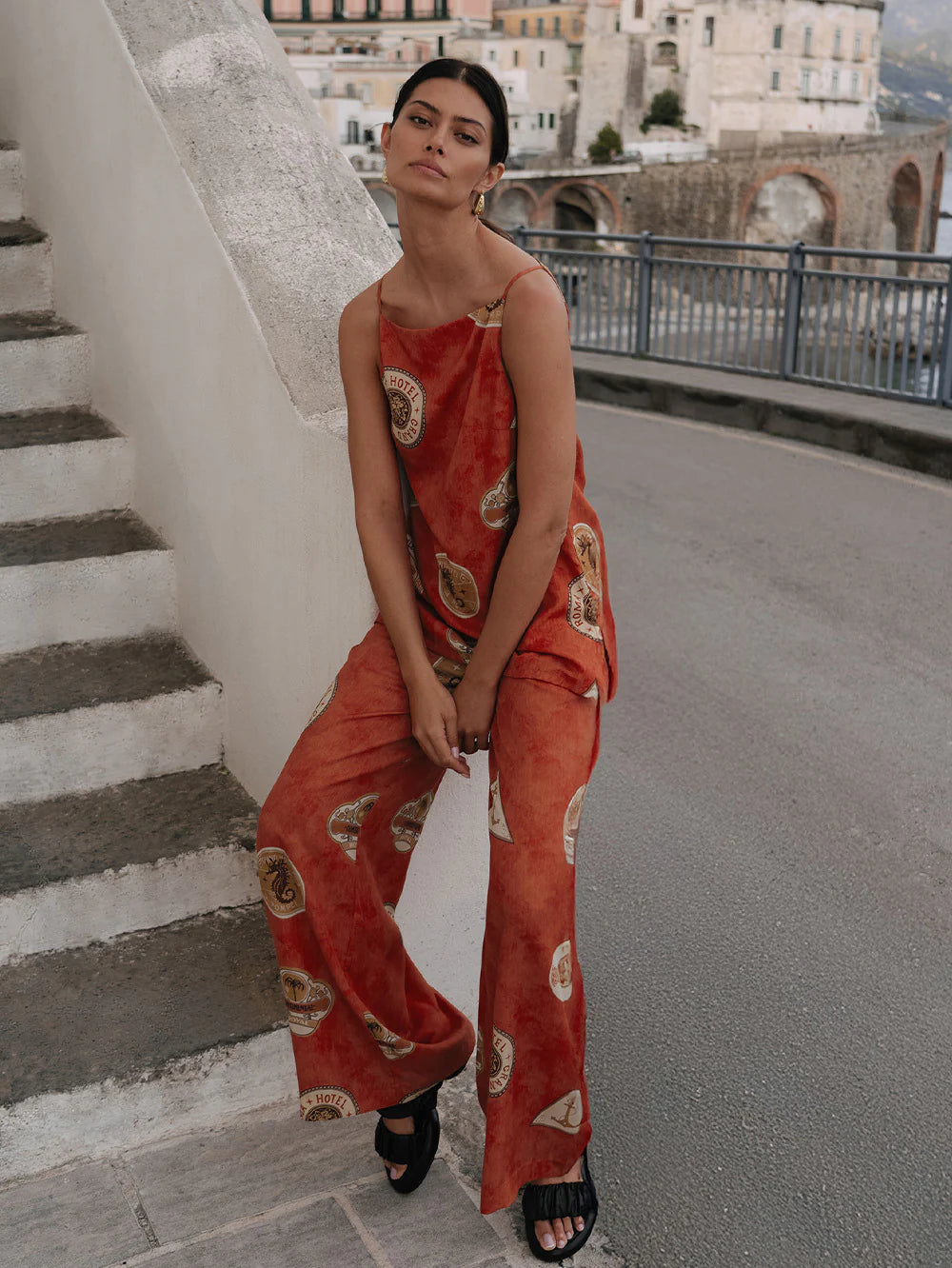 Vacanza Pant - Red