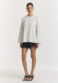 Texas Long Sleeve Tee - Ivory