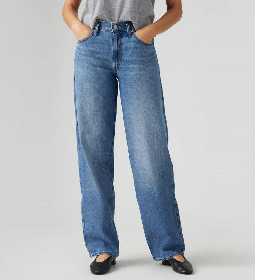 Baggy Dad Jeans - Heavy Check