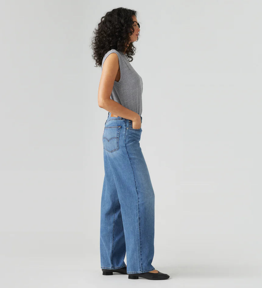 Baggy Dad Jeans - Heavy Check