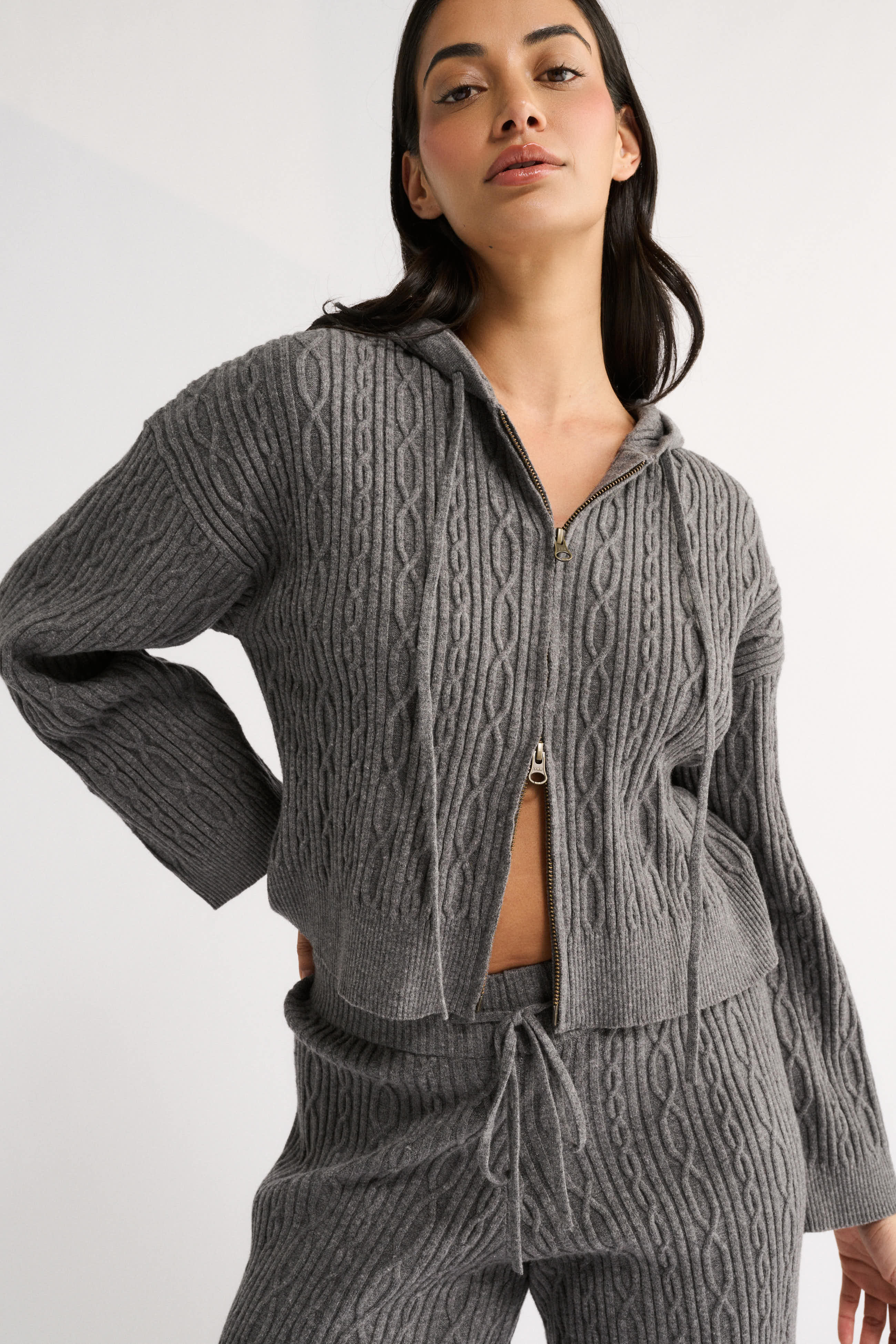 Katie Cable Knit Pant - Chocolate | Primi | Herman Store
