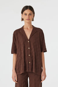 Aria Shirt - Espresso