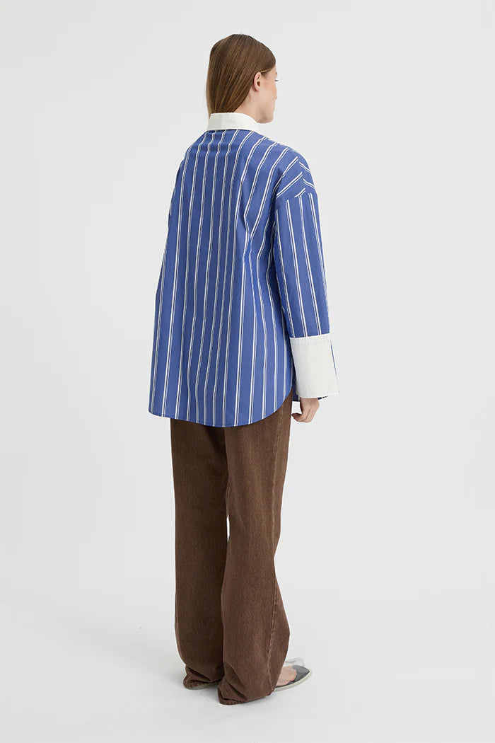 Opal Shirt - Blue/White
