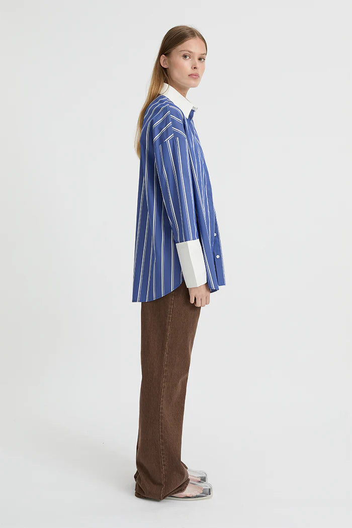 Opal Shirt - Blue/White