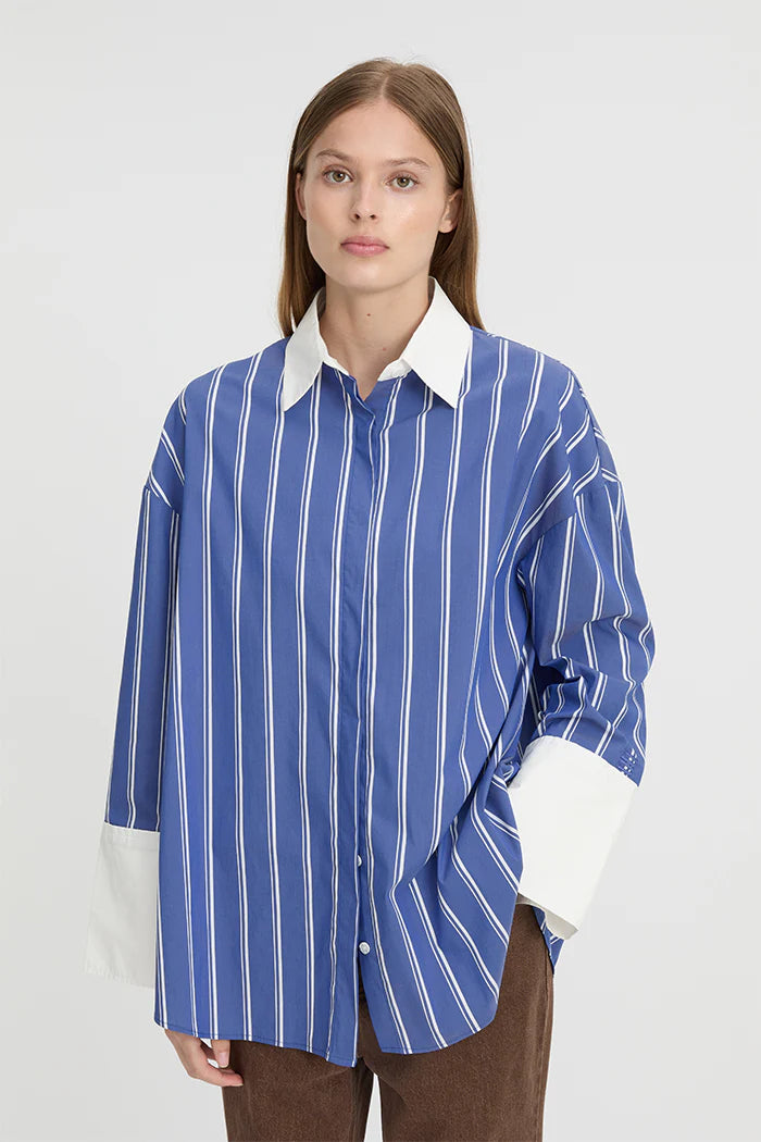 Opal Shirt - Blue/White