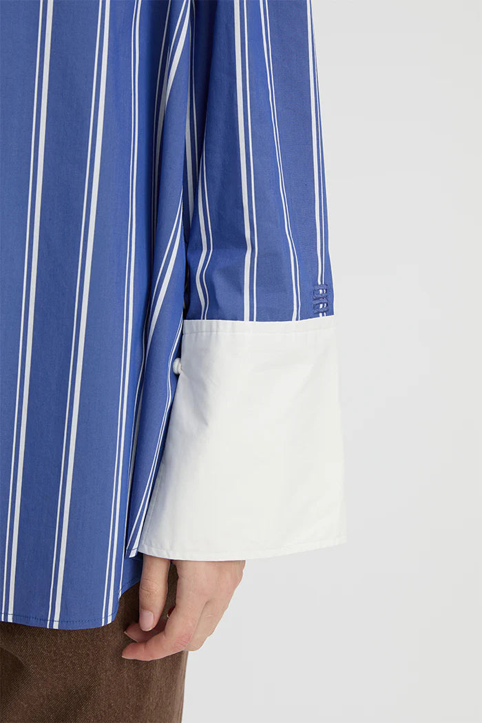 Opal Shirt - Blue/White