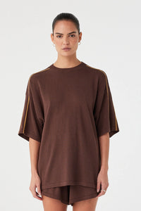 Pippa Oversize Tee - Espresso
