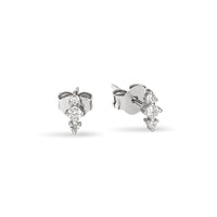 Celeste Linear Studs - Silver