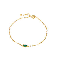 Jules Fine Bracelet - Emerald