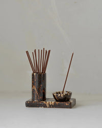 Ceramic Incense Caddy – Chocolate