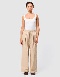 Tied Down Pant - Natural