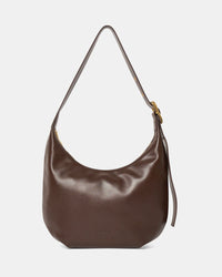 Large Everyday Croissant Buckle Bag - Chocolate