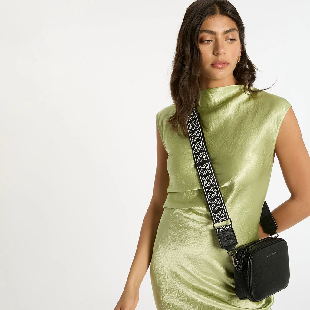 Jacquard Strap Medium - Black