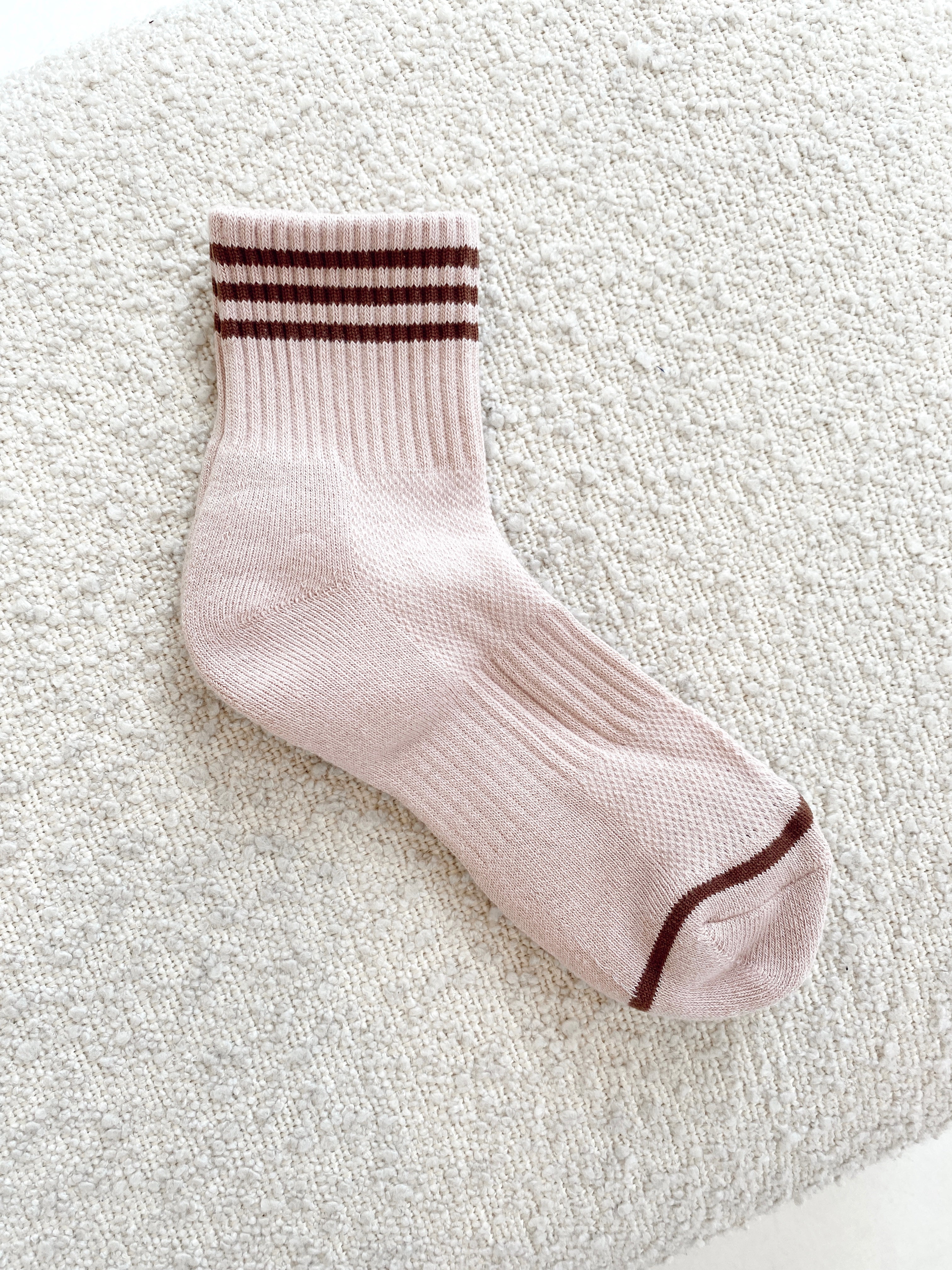 Girlfriend Socks - Bellini Stripe