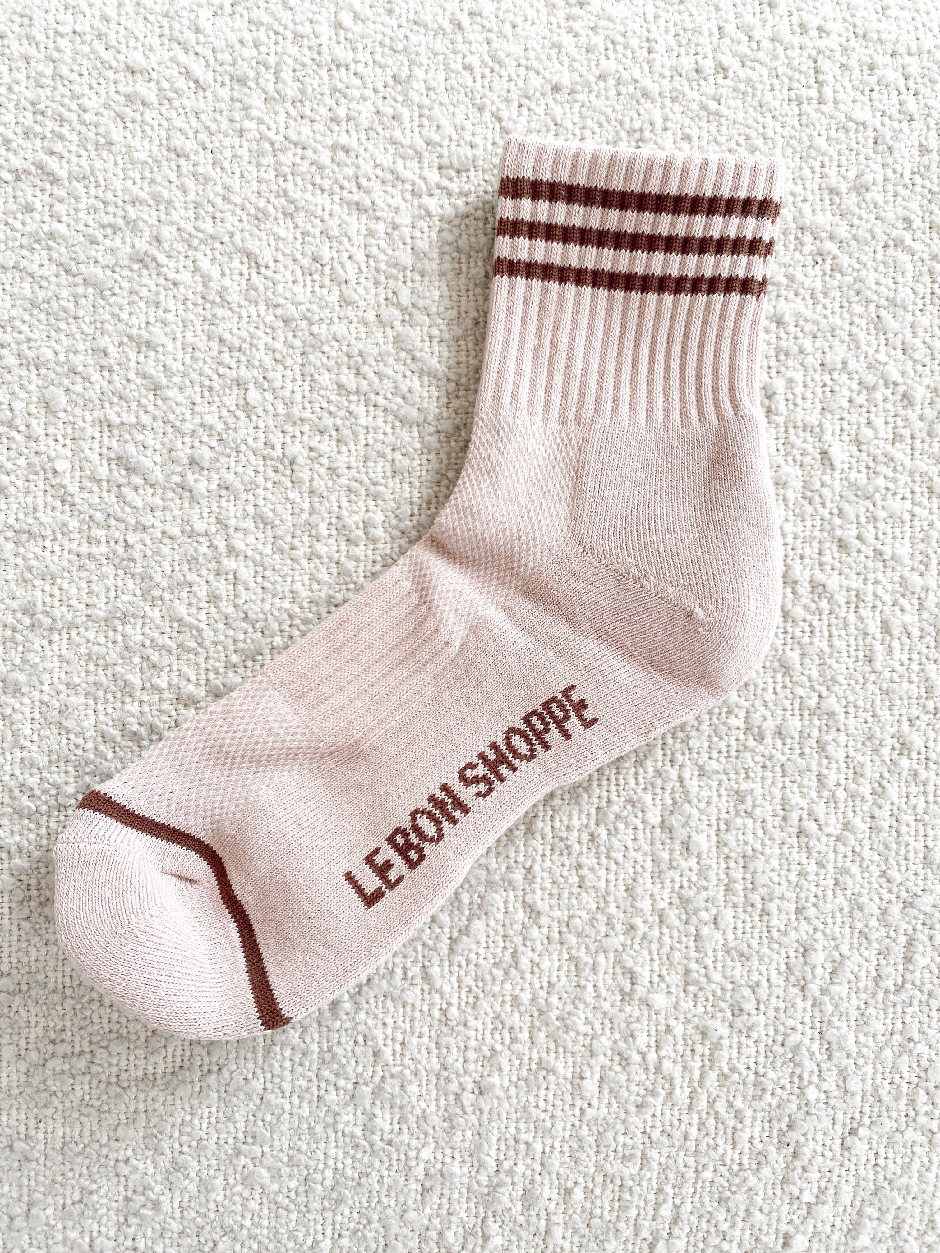 Girlfriend Socks - Bellini Stripe